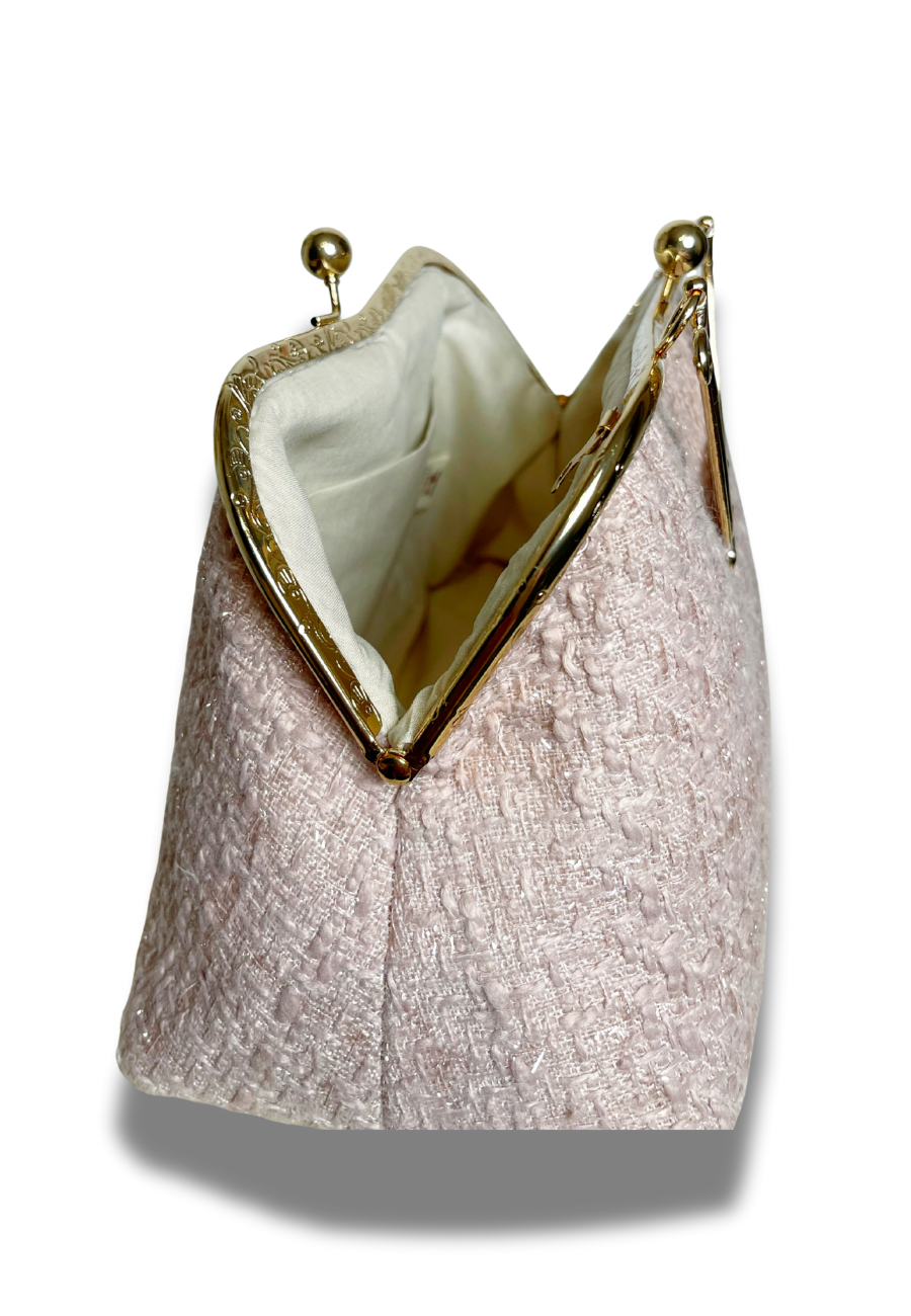 Sac Armance Tweed rose