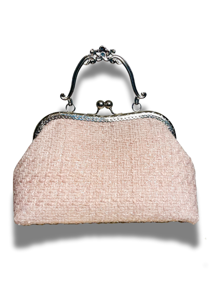Sac Armance Tweed Rose