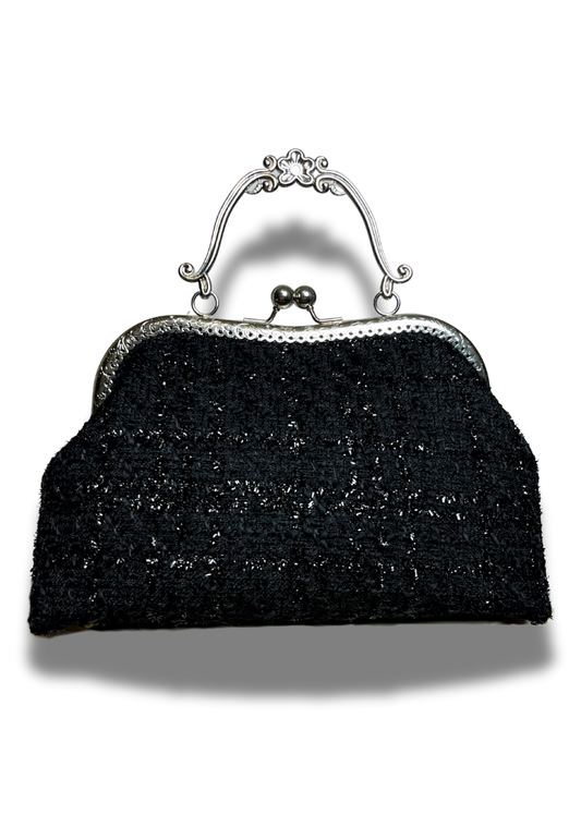 Sac Armance Tweed Noir