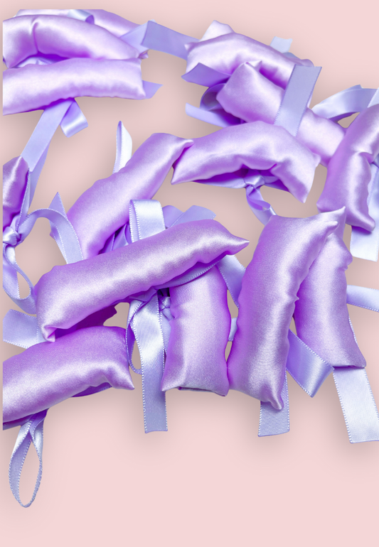 Pochon de 15 bouclettes parme