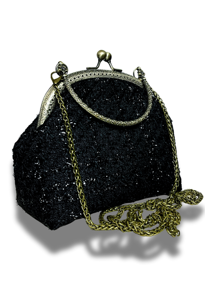 Sac Leonie Tweed noir