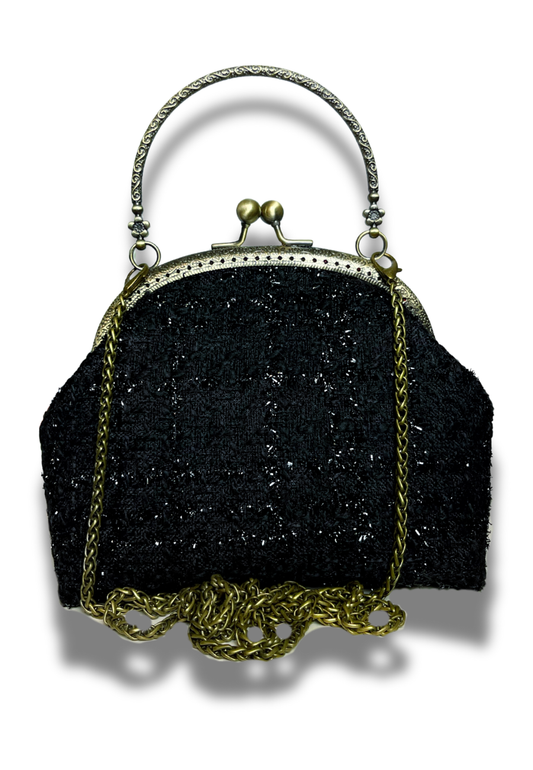 Sac Leonie Tweed noir