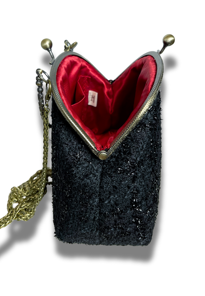 Sac Leonie Tweed noir