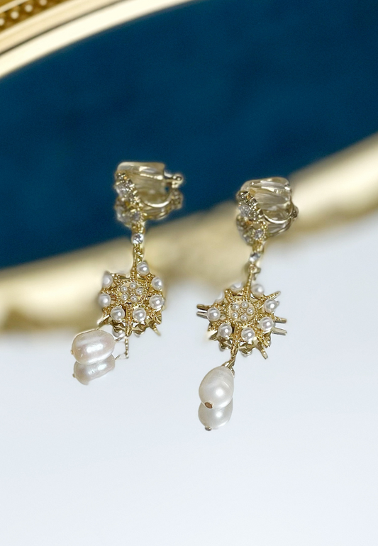 Boucles d'oreilles Flocon