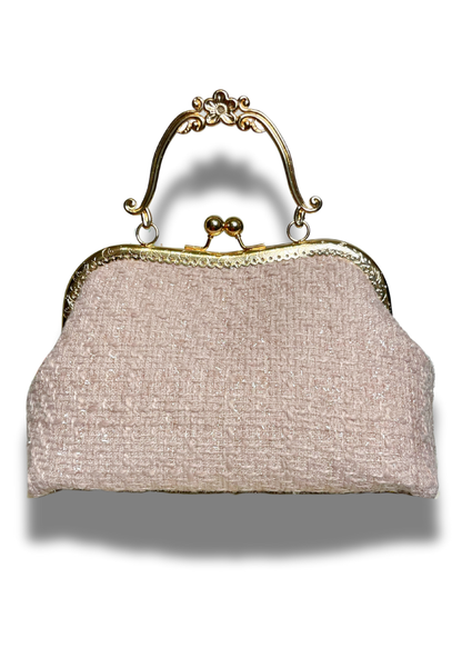 Sac Armance Tweed rose